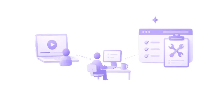 Assisted self service training