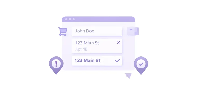 Real time address validation